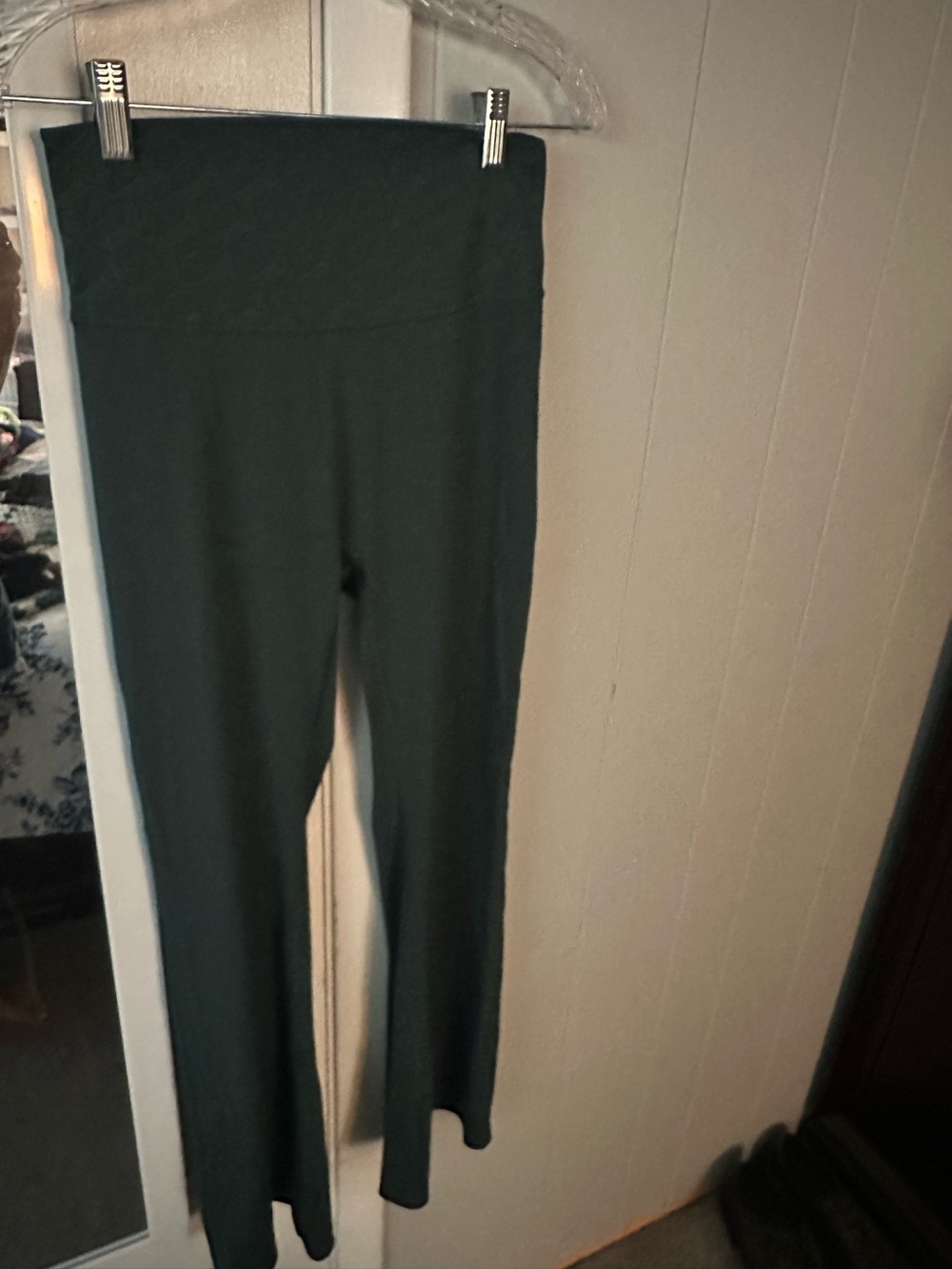 PINK Victoria's Secret High-Waist Dark Green Leggings